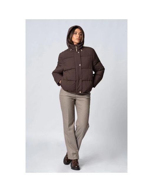 Kocca Brown Winter Jackets