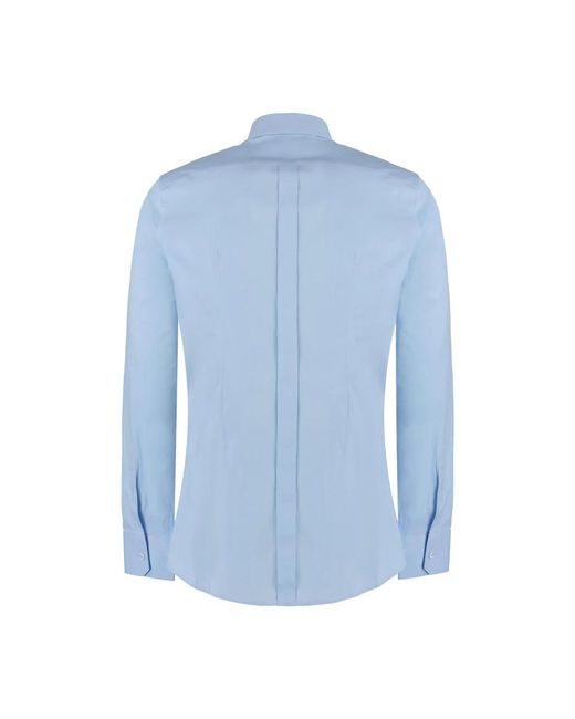 Dolce & Gabbana Label Overhemd in het Blue voor heren