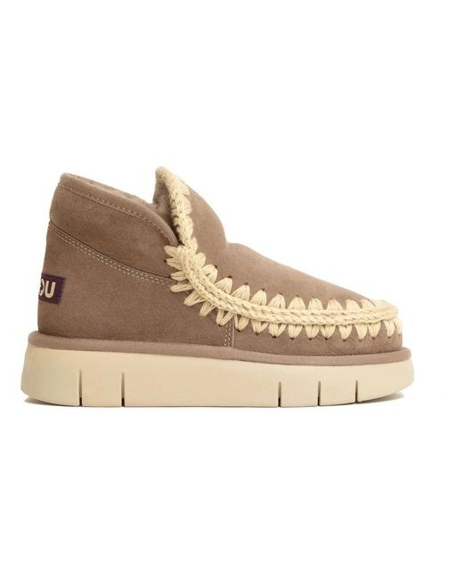 Mou Natural Winter Boots
