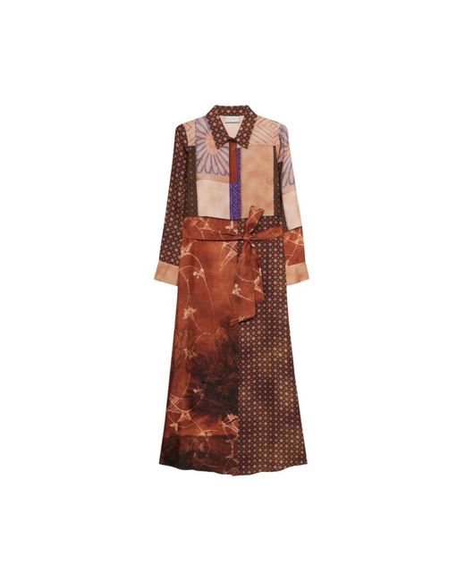Pierre Louis Mascia Brown Shirt Dresses