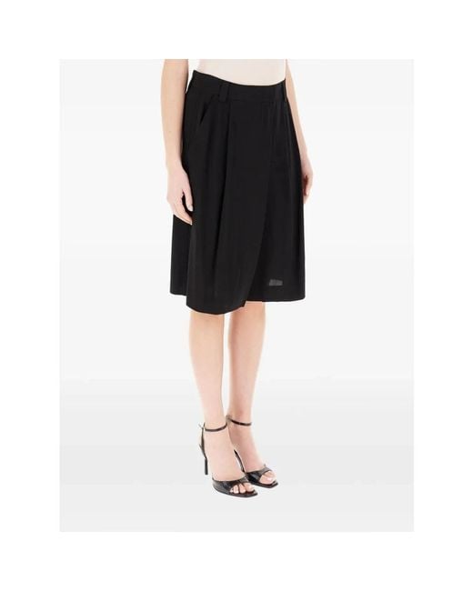 Marella Black Long Shorts