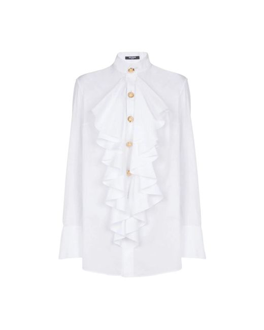 Balmain Shirts in het White