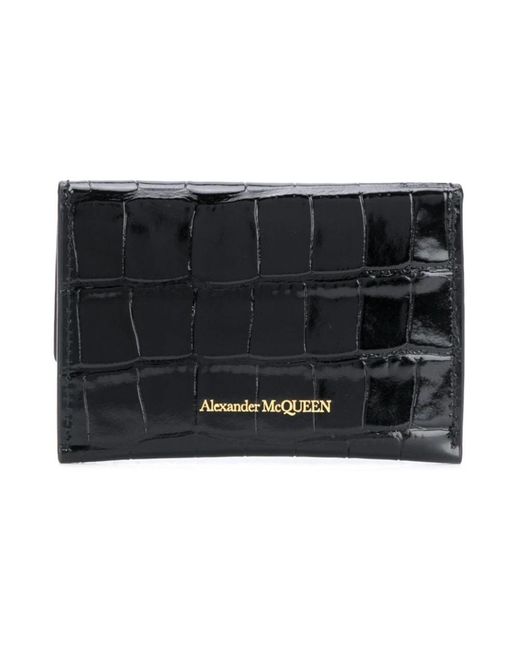 Alexander McQueen Black Wallets & Cardholders