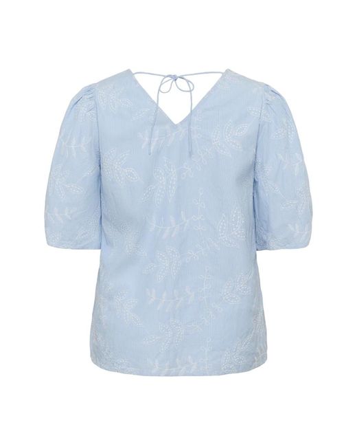 Blouses Kaffe de color Blue