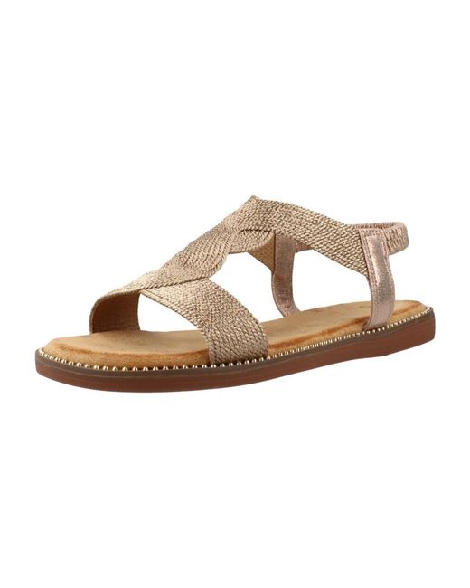 Exe' Brown Flache Sandale