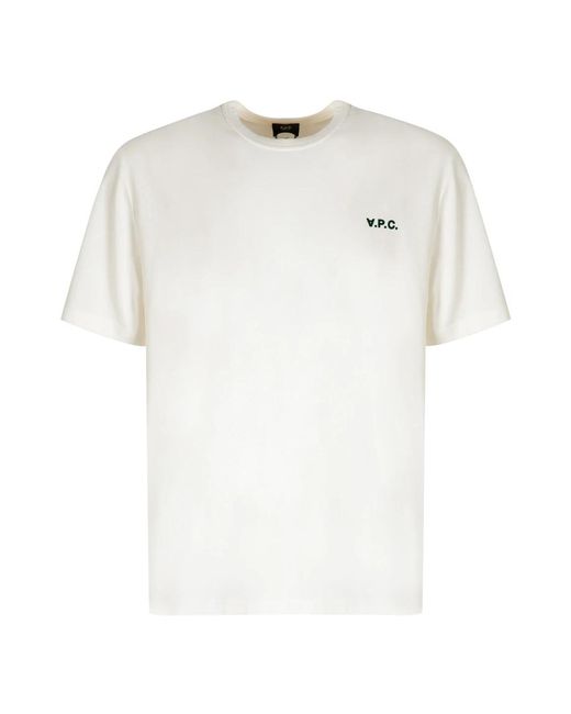 A.P.C. White T-Shirts for men