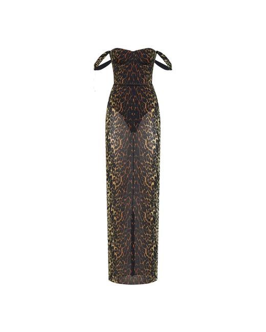 Maxi Dresses Alex Perry de color Brown