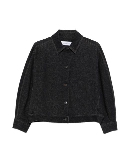 Max Mara Black Denim Jackets