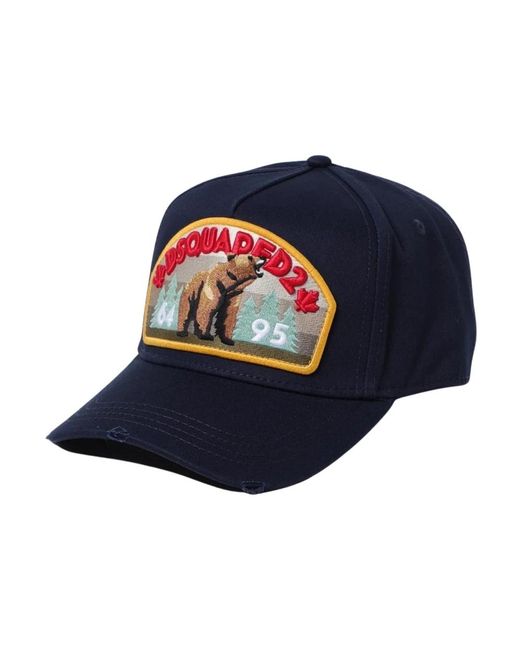 Caps DSquared² de hombre de color Blue