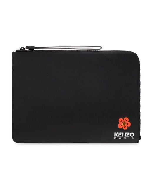 KENZO Black Clutches for men