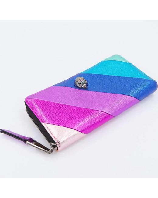 Zip around wallet di Kurt Geiger in Purple