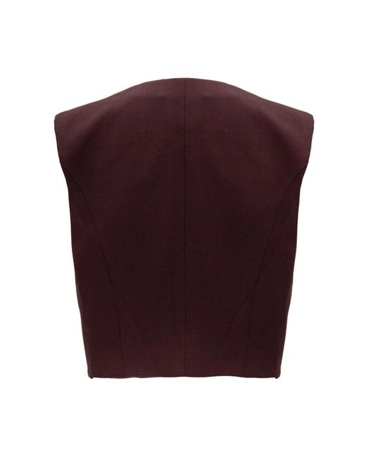 Elisabetta Franchi Purple Vests