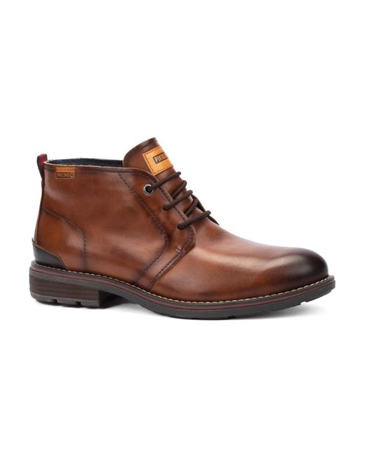 Pikolinos Brown Lace-Up Boots for men