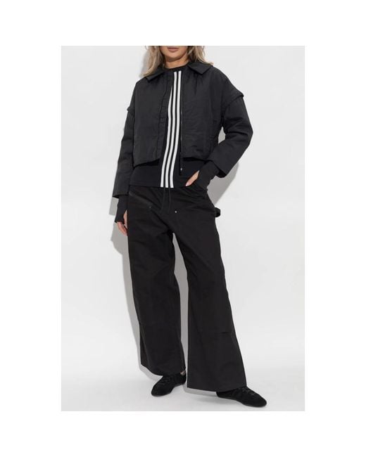 Y-3 Twill Cargobroek in het Black