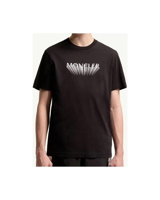 Moncler Black T-Shirts for men