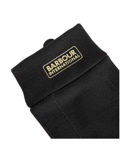 Barbour Black Gloves