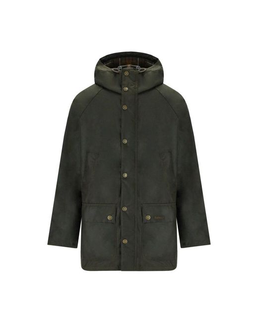 Barbour Jassen ,Groen ,Katoen Bedale Waxed Parka in het Green voor heren