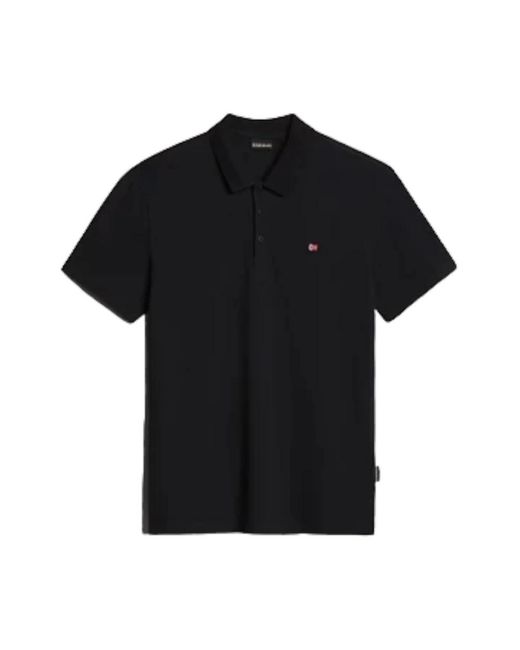 Napapijri Black Polo Shirts for men