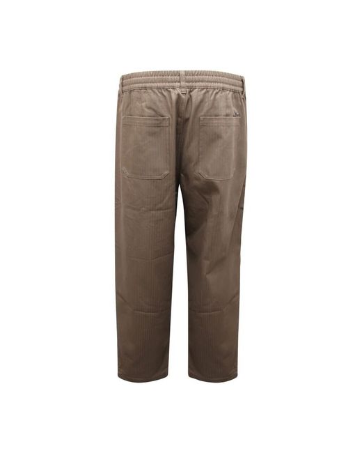 Armani Gestreifte Hose in Brown für Herren
