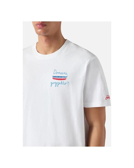 Mc2 Saint Barth White T-Shirts for men
