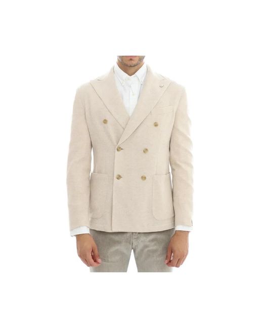 L.b.m. 1911 Natural Blazers for men