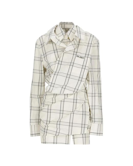 The Attico White Shirt Dresses