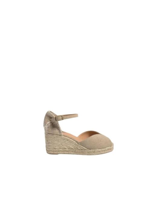 Castaner Metallic Wedges