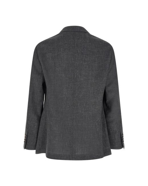 Brunello Cucinelli Black Blazers for men