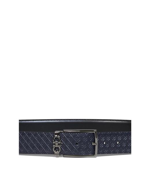 Ferragamo Blue Belts for men
