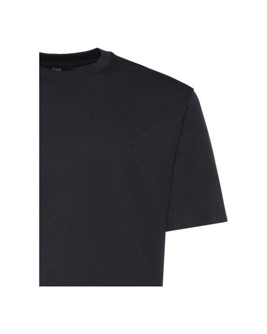 T-Shirts Herno de hombre de color Black
