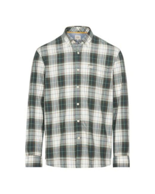 Camel Active Casual Overhemd Lange Mouw in het Green voor heren