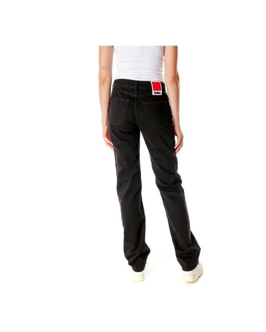 032c Black Straight Fit Jeans