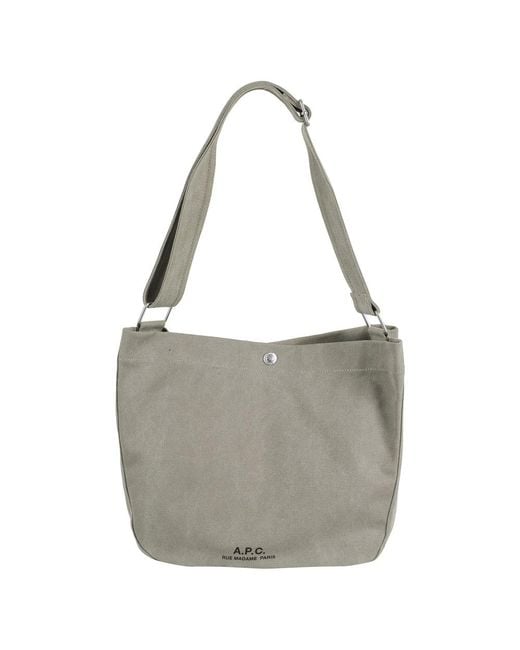 A.P.C. Gray Shoulder Bags for men