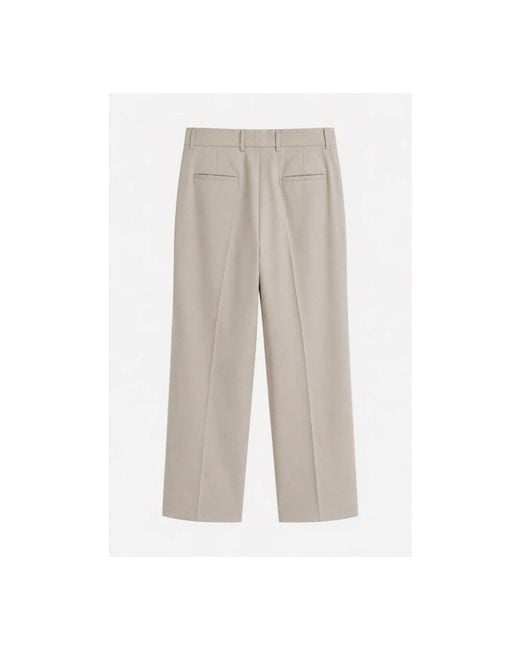 Manuel Ritz Wide Straight-Leg Broeken in het Gray