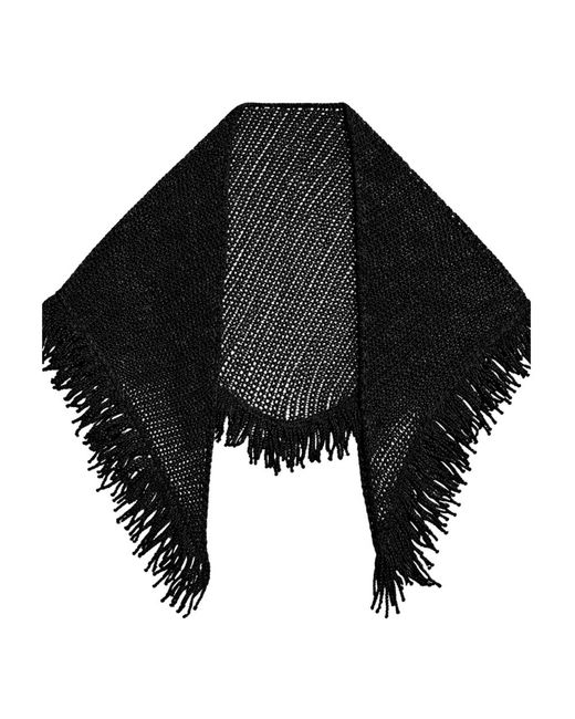 SIMONA CORSELLINI Black Winter Scarves