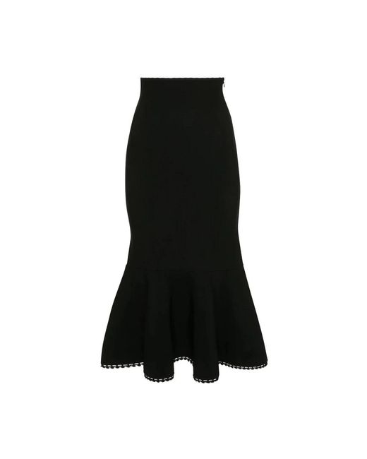 Victoria Beckham Black Midi Skirts