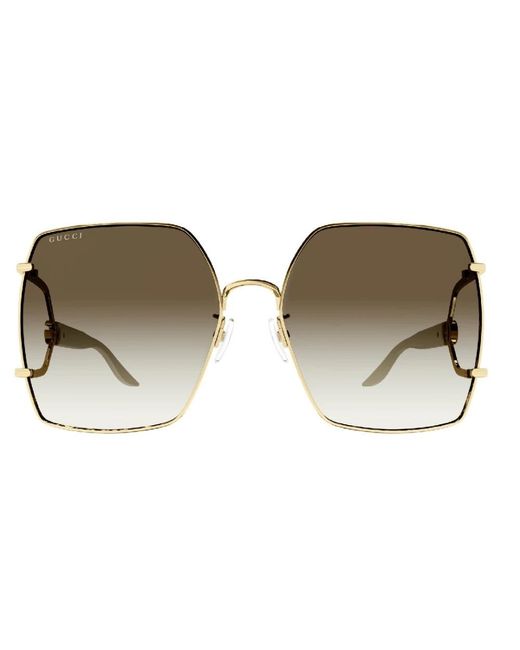 Gucci Yellow Sunglasses