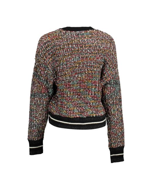 Desigual Knitwear > Round-neck Knitwear in het Brown
