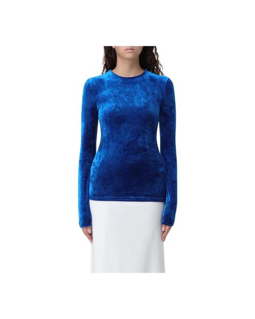 Long Sleeve Tops Giorgio Armani de color Blue