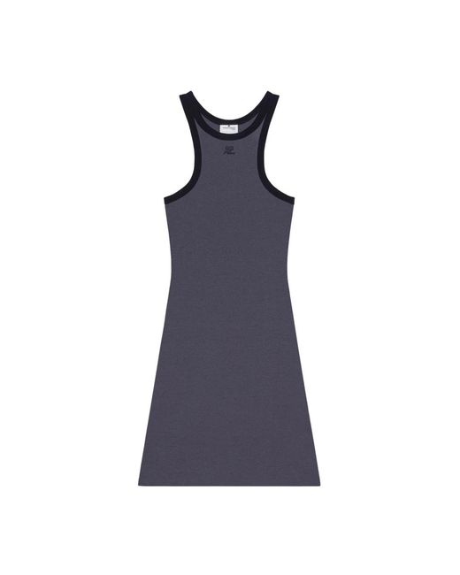 Short Dresses Courreges de color Blue