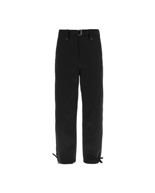 Trousers > straight trousers Sacai pour homme en coloris Black