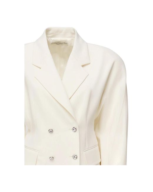Alessandra Rich White Blazers