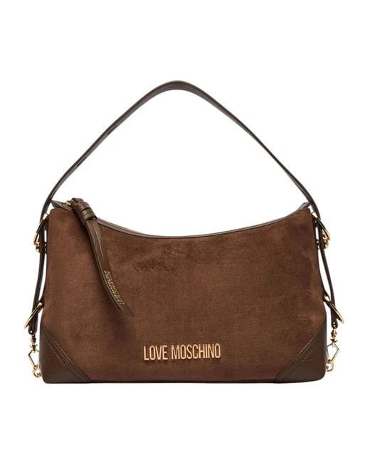 Love Moschino Brown Shoulder Bags