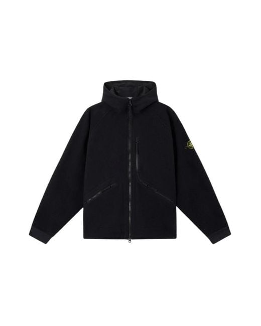 Stone Island Light Jackets in Blue for Men Lyst