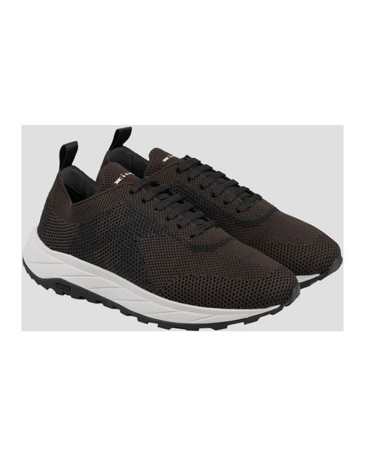 Kiton Black Sneakers for men