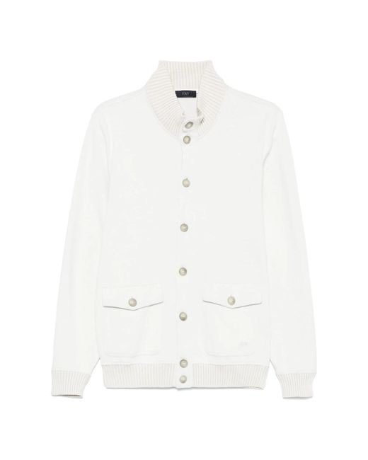 Fay White Light Jackets for men