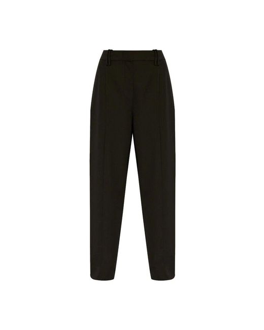 Ganni Black Straight Trousers