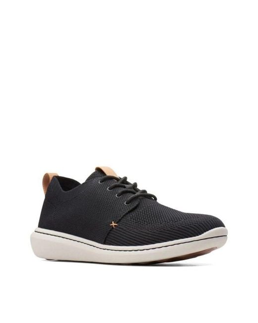 Clarks Sportlicher gestrickter sneaker - schwarz in Black für Herren