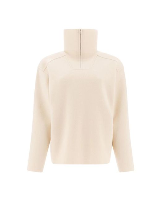 Auralee White Turtlenecks