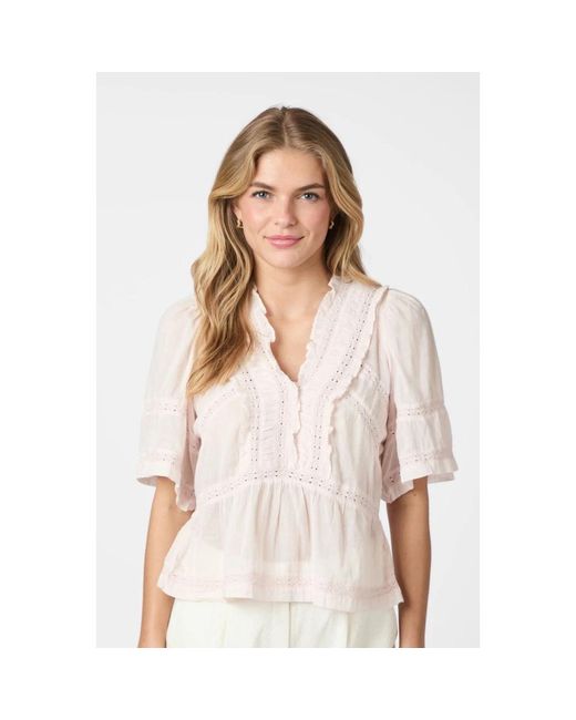 Neo Noir White Blouses